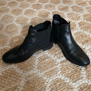 Topshop Chelsea Boots - Black Leather
